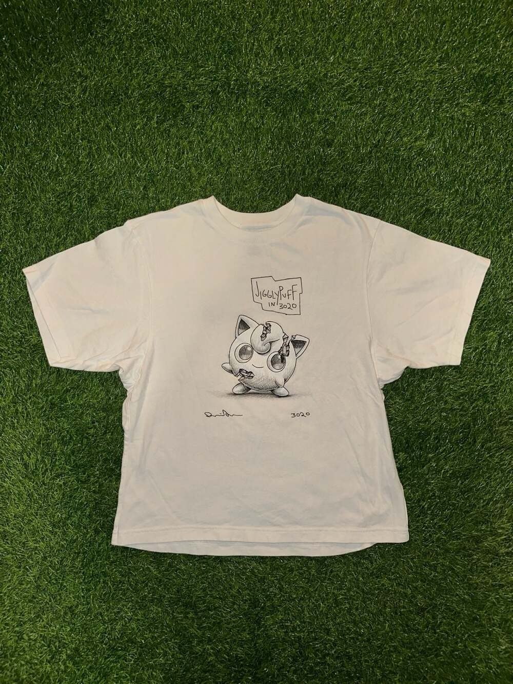 Uniqlo Daniel Arsham Pokémon Jigglypuff T-Shirt Size S White